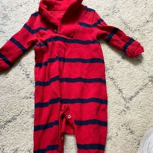 Ralph Lauren shawl neck onesie